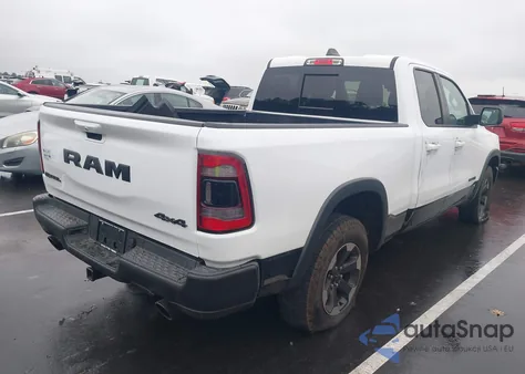 2020 Ram 1500 Rebel 4X4 6'4 Box z USA, uszkodzony, nr VIN 1C6SRFET8LN280141